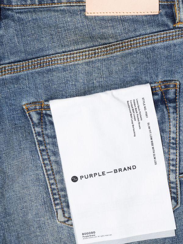 Browns Purple Brand Blue P005 One Year Slim Jeans | Browns Slim-Fit Jeans