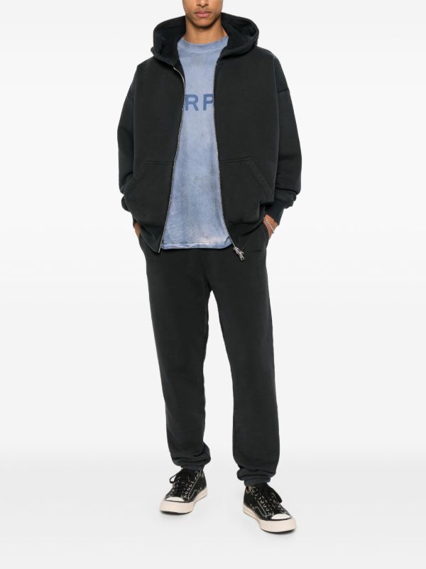 Browns Purple Brand Cotton Zip-up Hoodie | Browns Hoodies