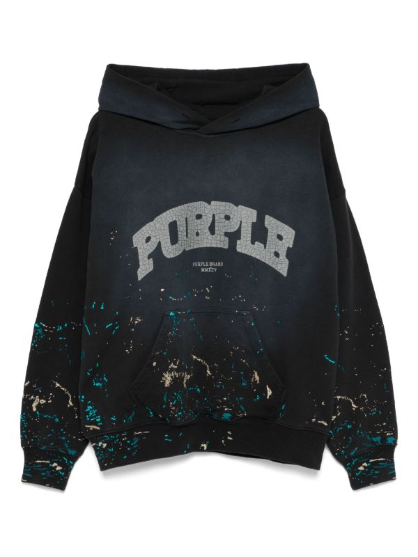 browns Purple Brand logo-print hoodie | Browns Hoodies