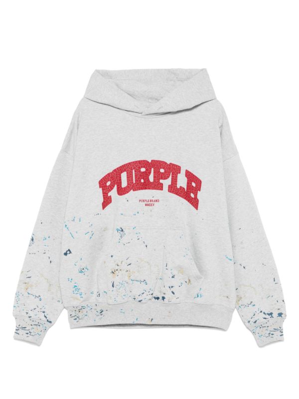 browns Purple Brand logo-print hoodie | Browns Hoodies