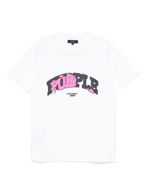 browns Purple Brand logo-print T-shirt | Browns T-Shirts