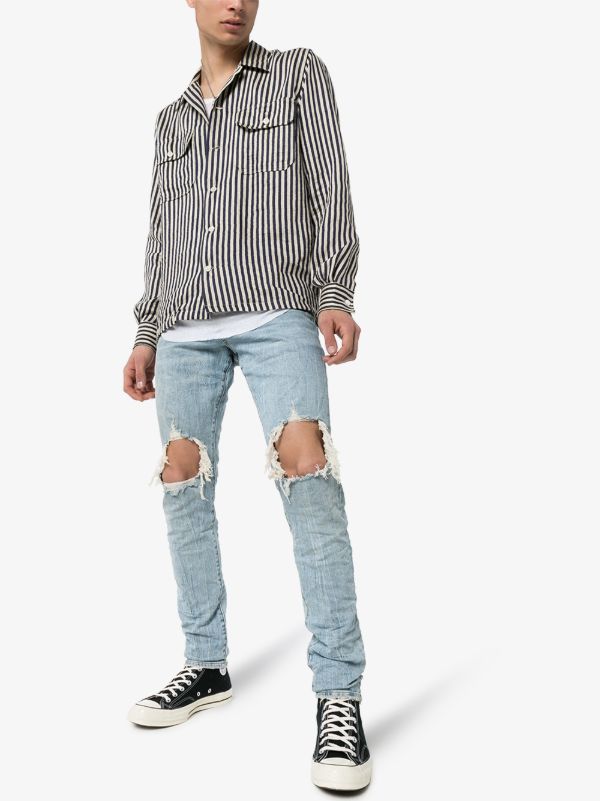 Browns Purple Brand P002 Blowout Tapered Jeans | Browns Slim-Fit Jeans