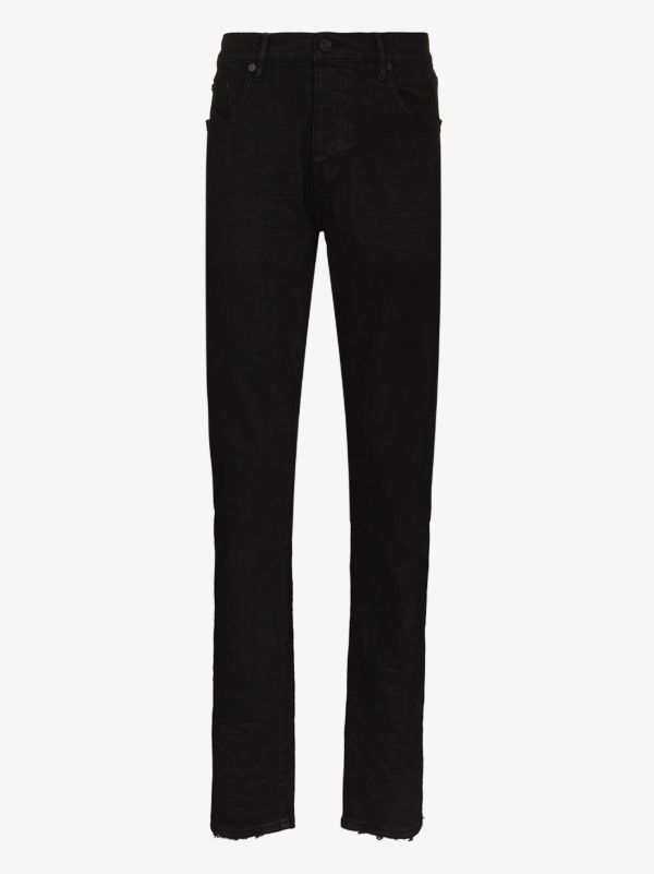 browns Purple Brand P002 raw hem slim fit jeans | Browns Slim-Fit Jeans