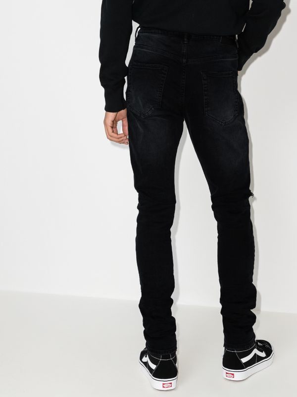 Browns Purple Brand P002 Ripped Slim Jeans | Browns Tapered Jeans