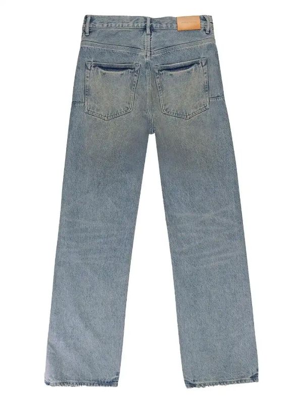Browns Purple Brand P018 Worn Clean Relaxed-Fit Jeans