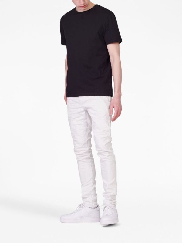 Browns Purple Brand White P001 Crinkled Slim Jeans | Browns Slim-Fit Jeans
