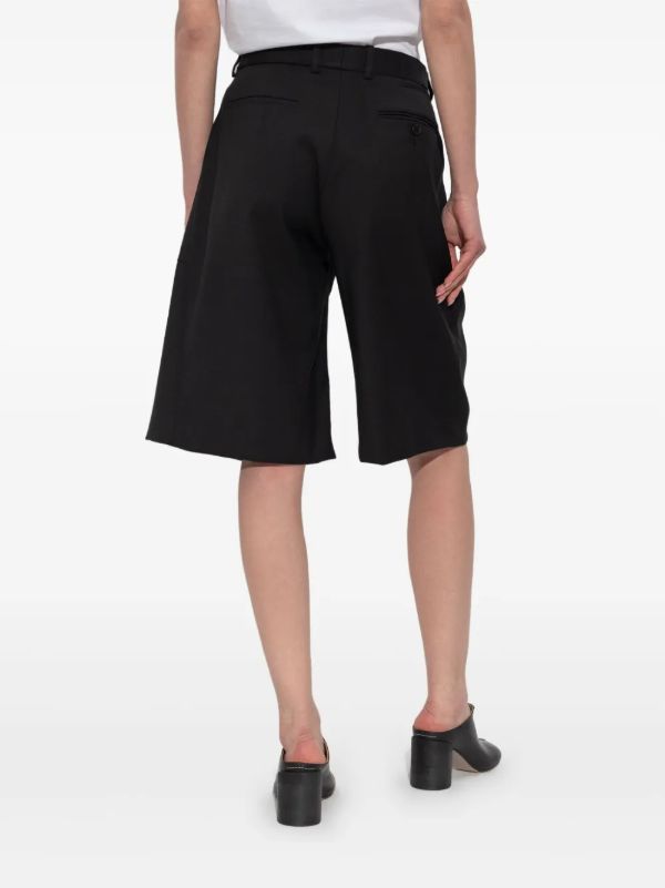 Browns R13 Black Twist-Detail Shorts | Browns Knee-Length Shorts