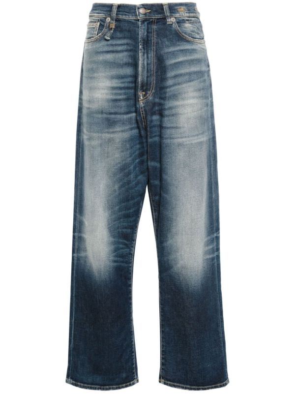 browns R13 Blue X-Boyfriend Jeans | Browns Straight-Leg Jeans