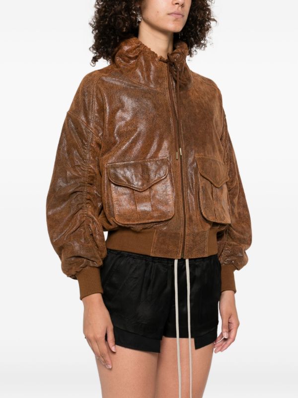 Browns R13 Leather Bomber Jacket | Browns Leather Jackets