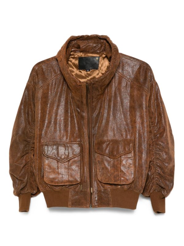 browns R13 leather bomber jacket | Browns Leather Jackets