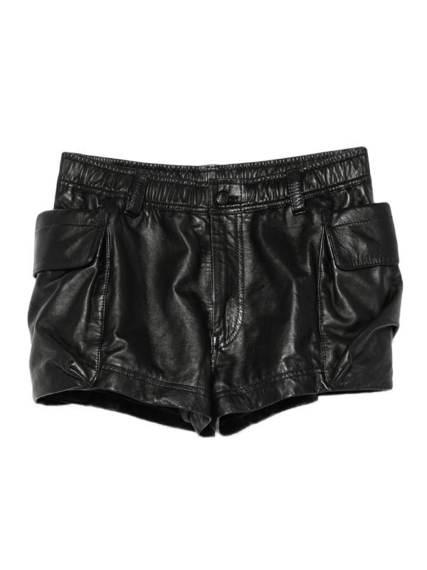 browns R13 leather shorts | Browns Leather & Faux Leather Shorts