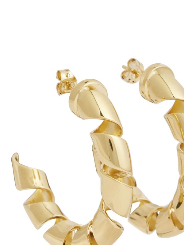 Browns Rabanne Gold-Tone XL Link Twist Earrings | Browns Earrings