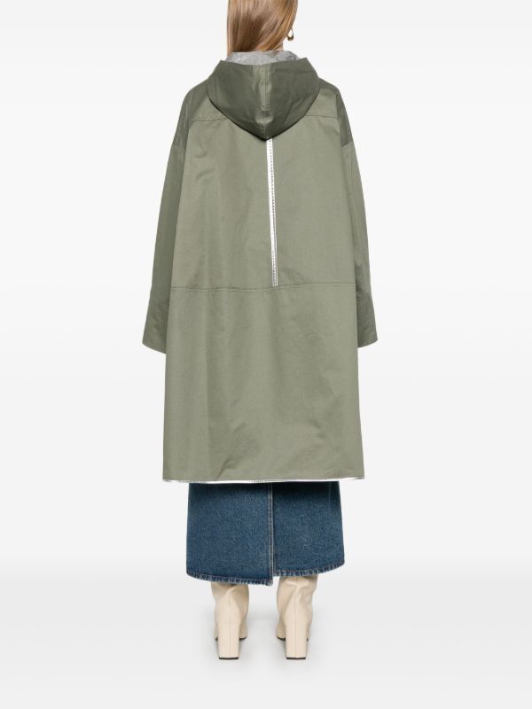 Browns Rabanne Green Reversible Parka Coat | Browns Parkas