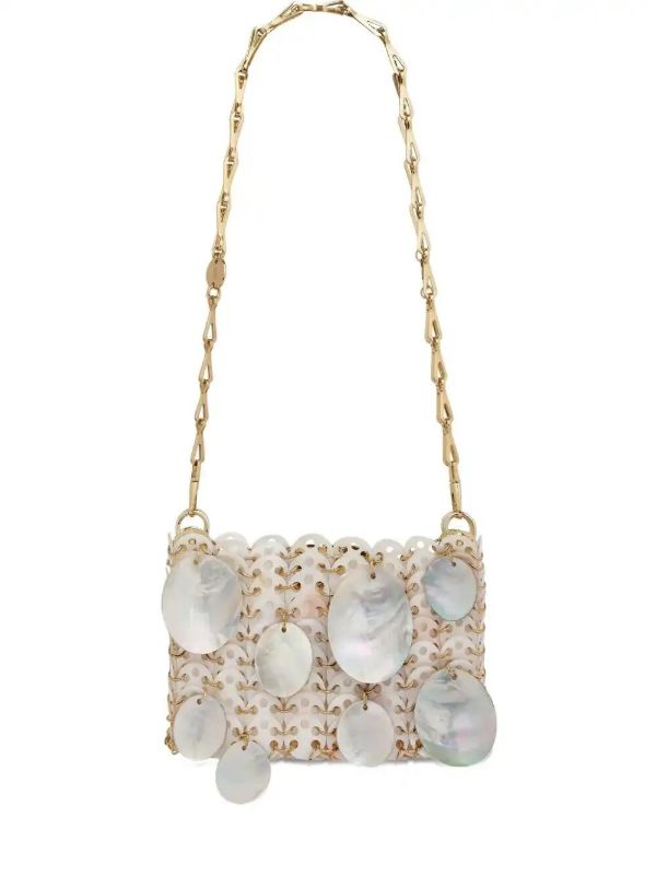 browns Rabanne nano 1969 shoulder bag | Browns Shoulder Bags