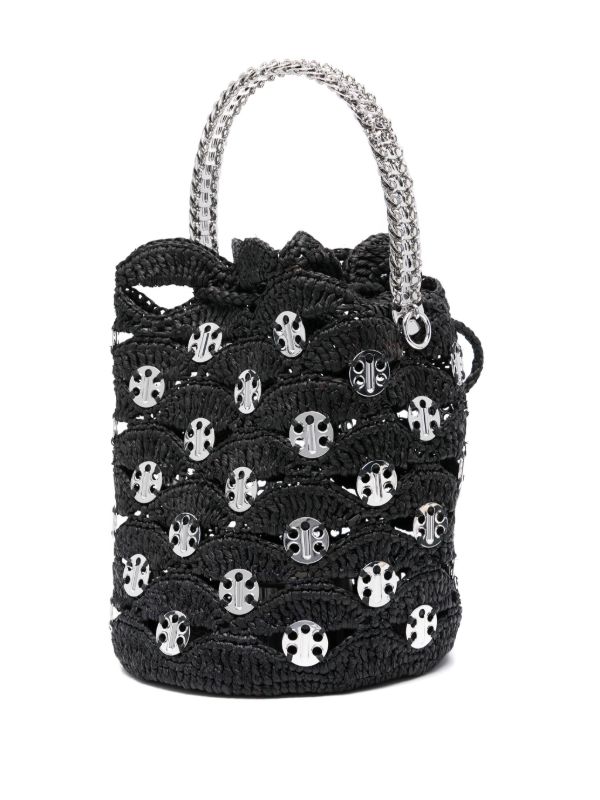 Browns Rabanne Raffia Bucket Bag | Browns Bucket Bags