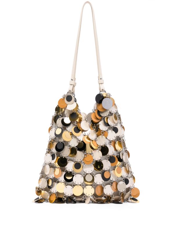 browns Rabanne sequinned shoulder bag | Browns Shoulder Bags