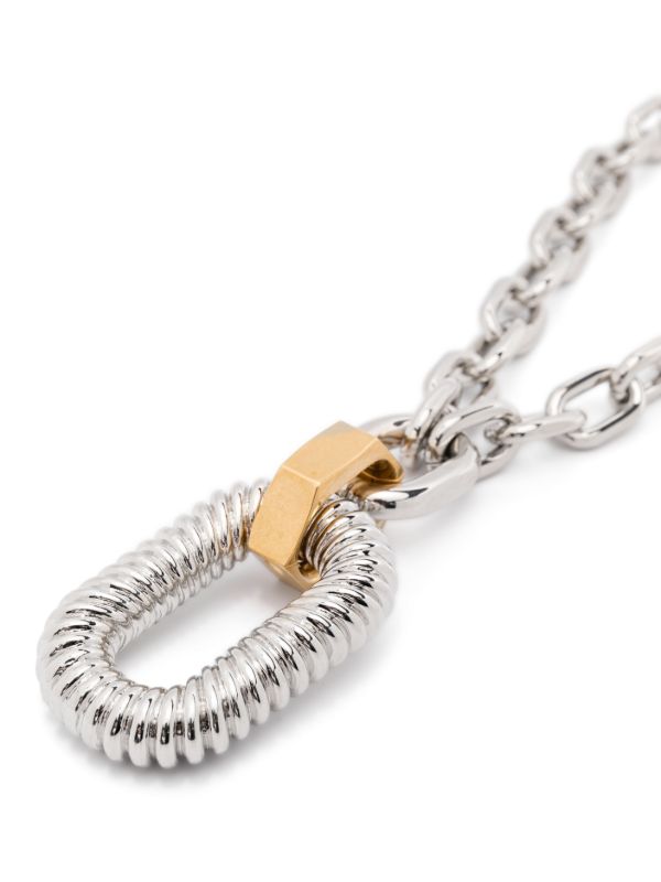 Browns Rabanne Silver Cable-Chain Necklace | Browns Necklaces