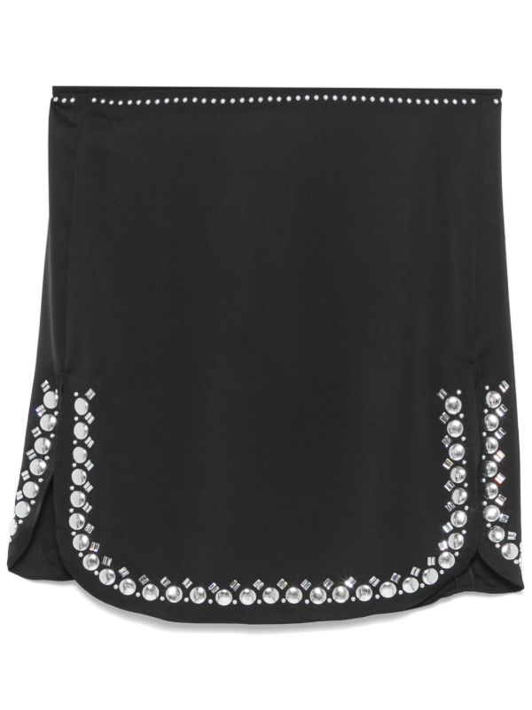 browns Rabanne studded mini skirt | Browns Fitted Skirts