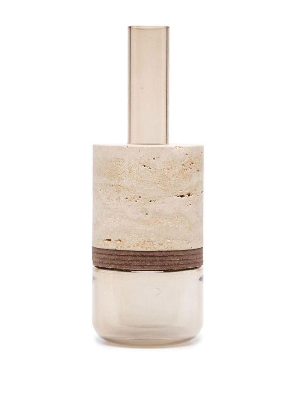 Browns Rabitti 1969 Neutral Cliff Stone Vase | Browns Vases