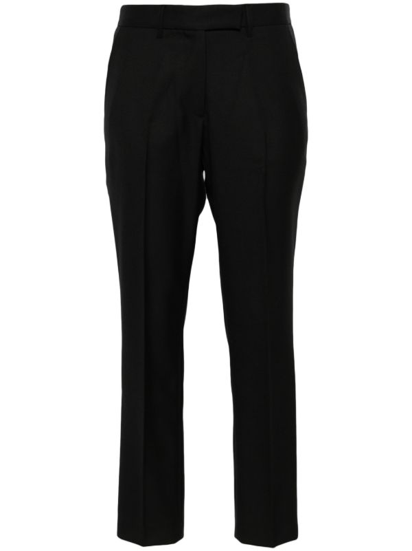 browns RACIL Black Mick wool cropped trousers | Browns Cropped Pants