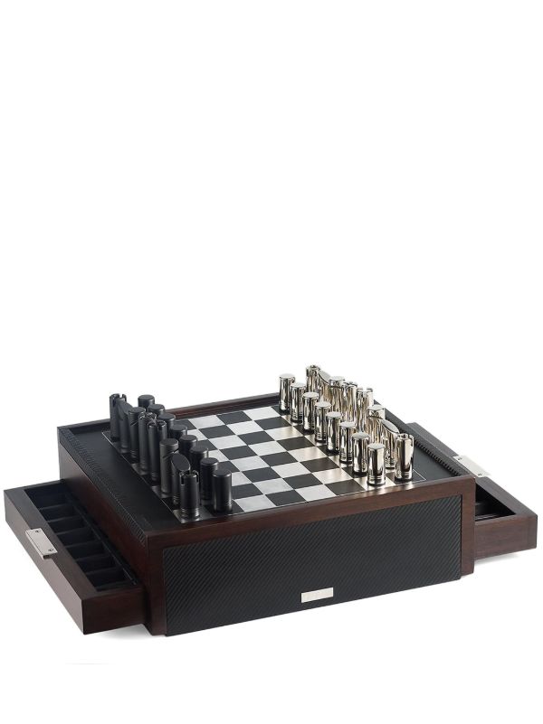 browns Ralph Lauren Home Black Sutton 5-in-1 Game Set | Browns Table Games