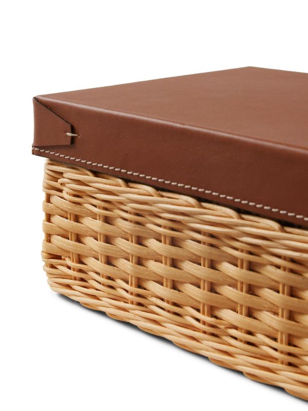 Browns Ralph Lauren Home Brown Bailey Small Woven Box | Browns Trinket Boxes