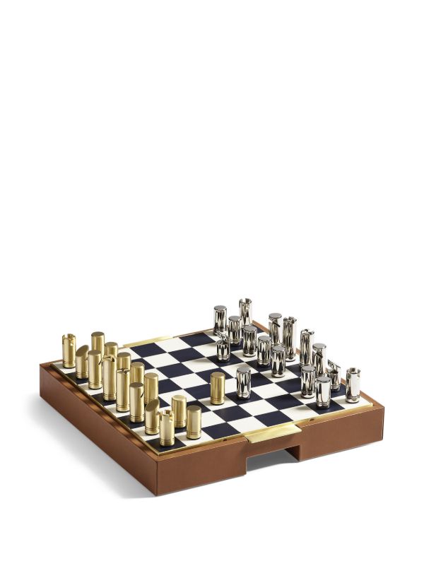 Browns Ralph Lauren Home Brown Fowler Chess And Checkers Game Set | Browns Table Games