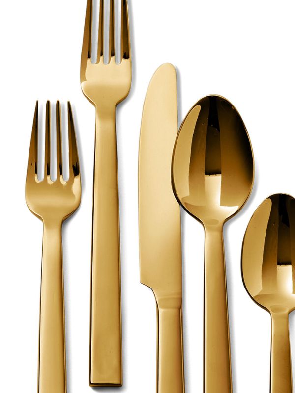 Browns Ralph Lauren Home Gold-Tone Academy 5-Piece Cutlery Set | Browns Cutlery