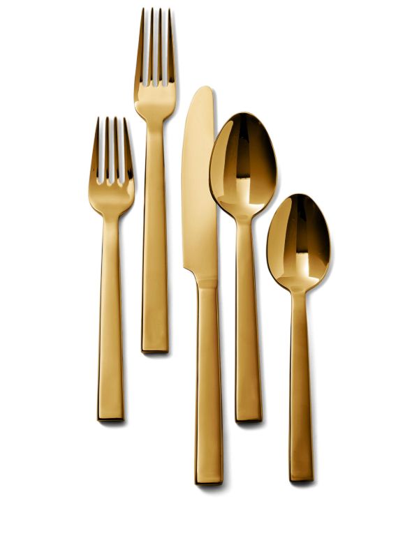 browns Ralph Lauren Home Gold-Tone Academy 5-Piece Cutlery Set | Browns Cutlery