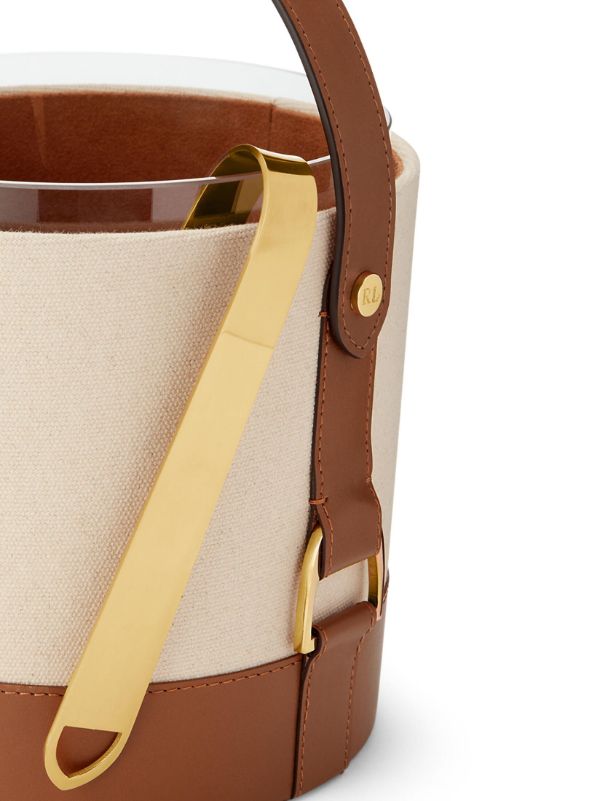 Browns Ralph Lauren Home Gold-Tone Garrett Ice Bucket | Browns Barware