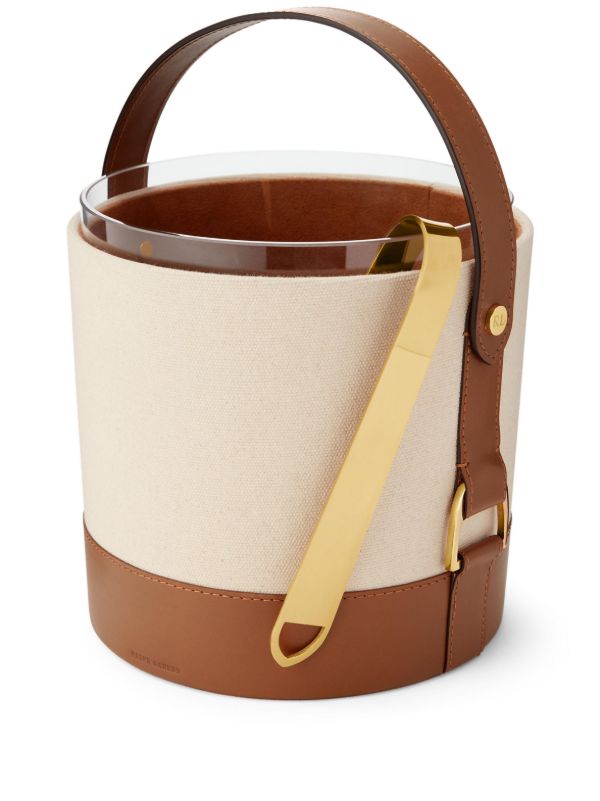 browns Ralph Lauren Home Gold-Tone Garrett Ice Bucket | Browns Barware