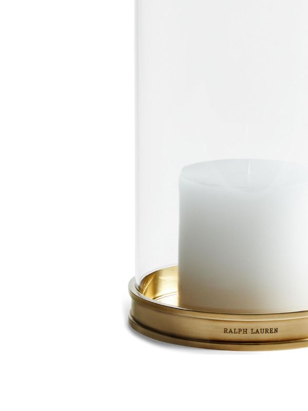 Browns Ralph Lauren Home Gold-Tone Modern Brass Large Hurricane | Browns Candles