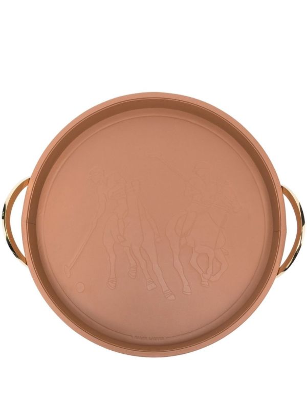 Browns Ralph Lauren Home Neutral Garrett Leather Tray | Browns Trays