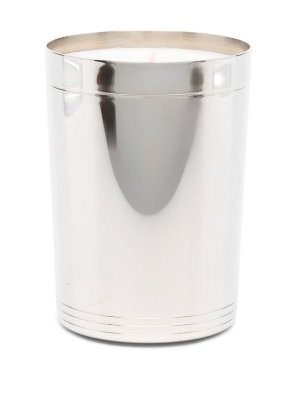 Browns Ralph Lauren Home Silver-Tone Rhinelander Logo-Debossed Candle | Browns Candles