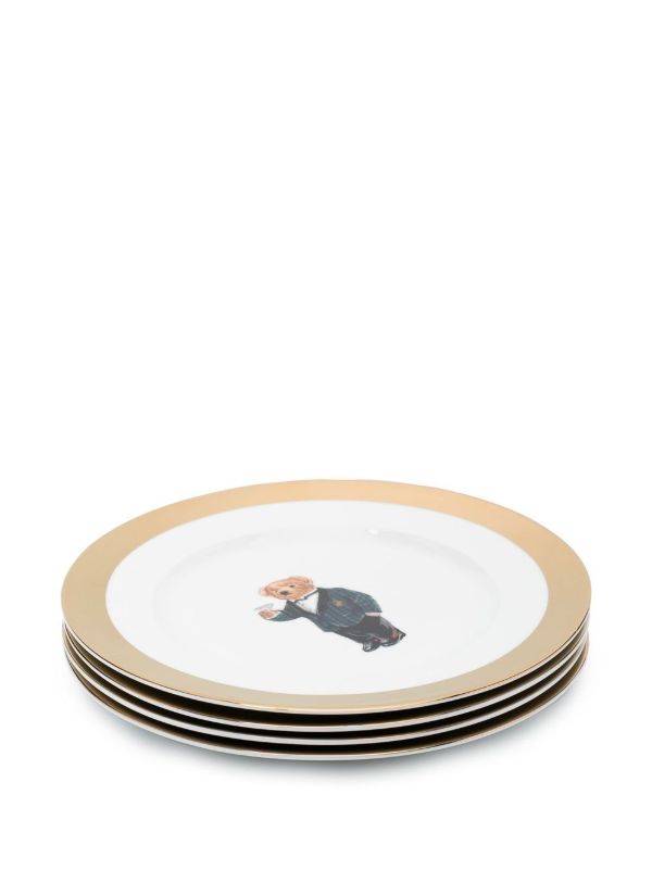 browns Ralph Lauren Home Thompson 4 dessert plates | Browns Decorative Trays & Plates
