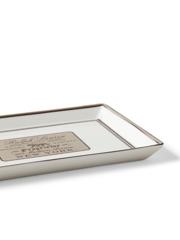 Browns Ralph Lauren Home White Wincott Porcelain Tray | Browns Decorative Trays & Plates