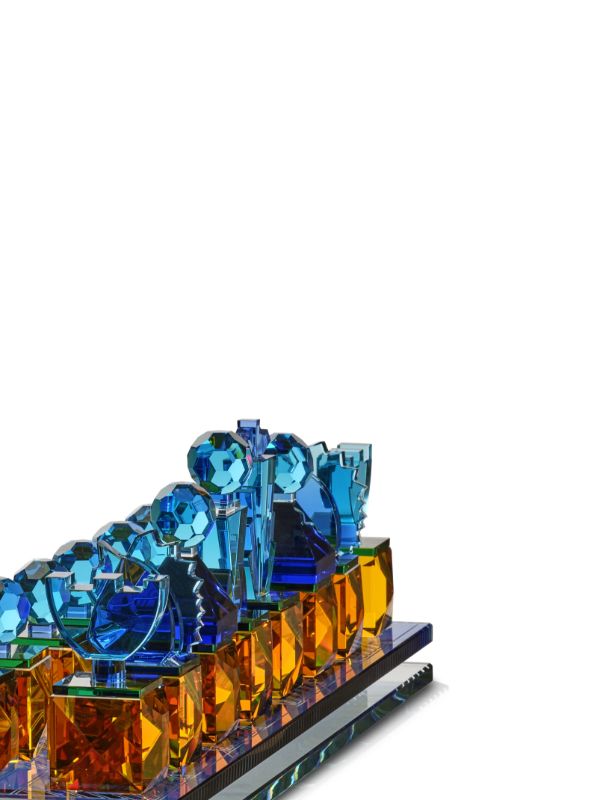 Browns Reflections Copenhagen Crystal Chess Game | Browns Table Games