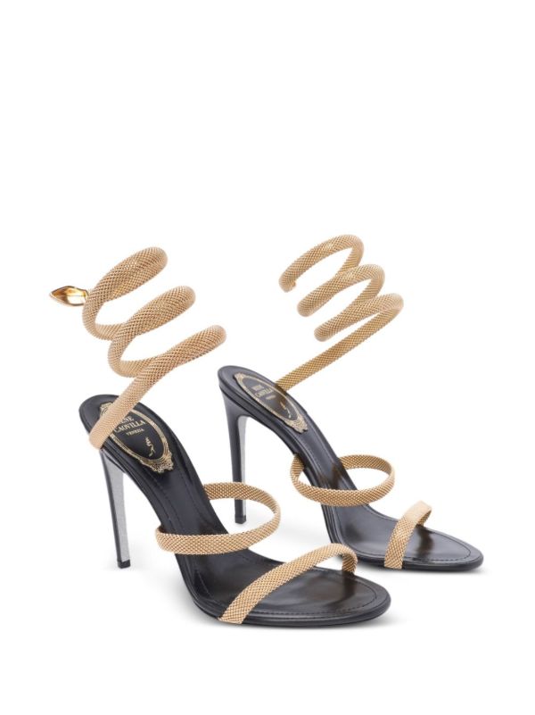 Browns René Caovilla 120mm Crystal-Embellished Sandals | Browns Sandals