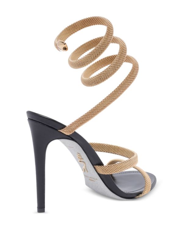 Browns René Caovilla 120mm Crystal-Embellished Sandals | Browns Sandals