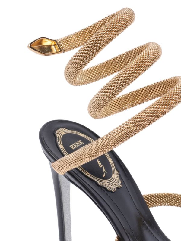Browns René Caovilla 120mm Crystal-Embellished Sandals | Browns Sandals