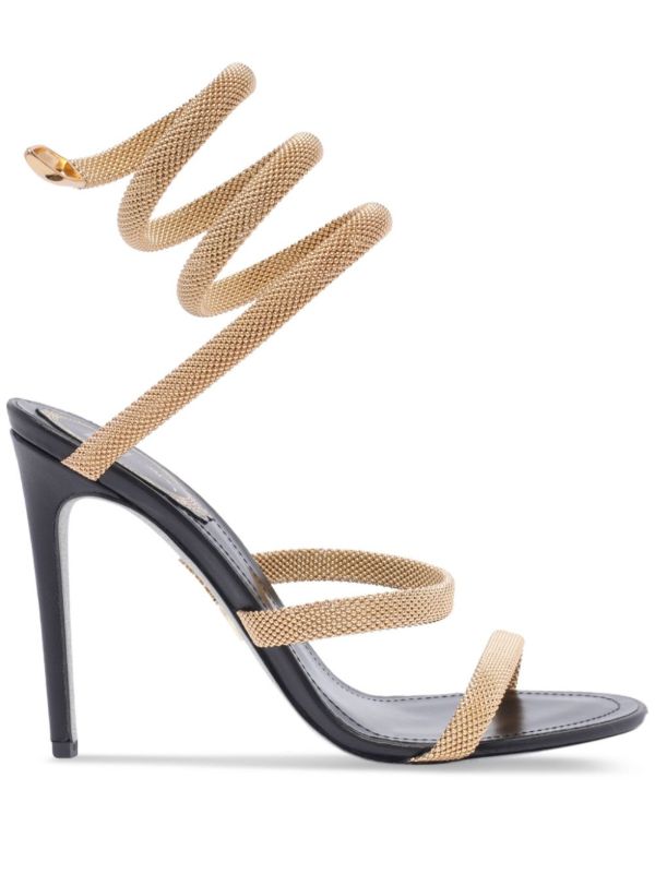 browns René Caovilla 120mm Crystal-Embellished Sandals | Browns Sandals