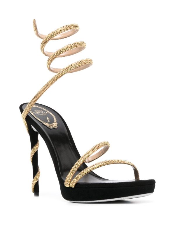 Browns René Caovilla Cleo Crystal-embellished Sandals | Browns Sandals