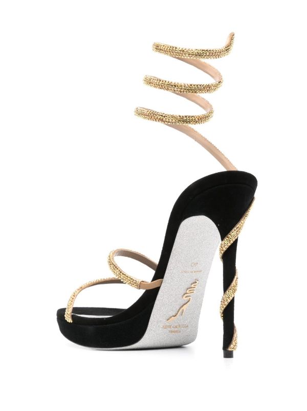 Browns René Caovilla Cleo Crystal-embellished Sandals | Browns Sandals