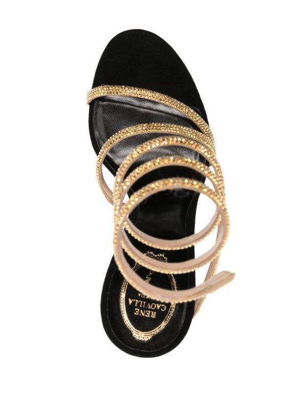 Browns René Caovilla Cleo Crystal-embellished Sandals | Browns Sandals
