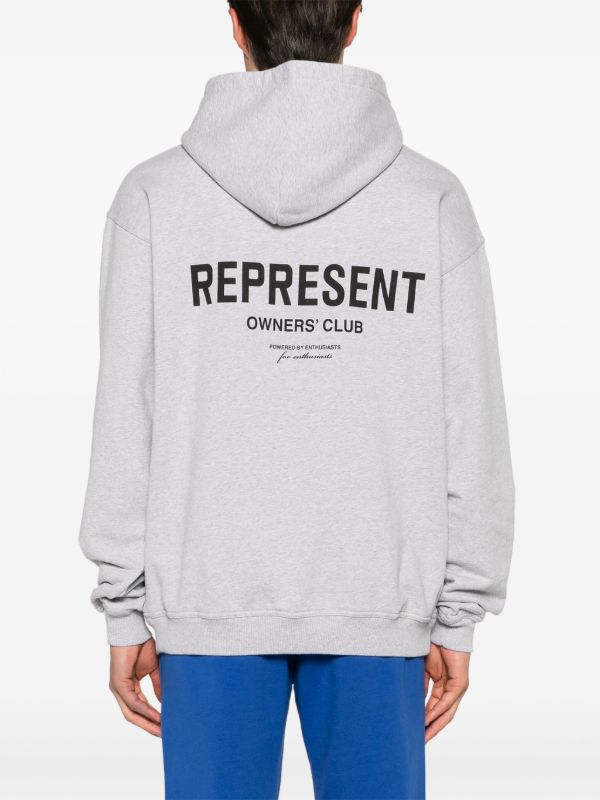 Browns Represent Grey Owners Club Cotton Hoodie | Browns Hoodies