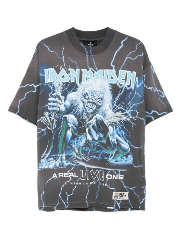 browns Represent Iron Maiden A Real Live One T-shirt | Browns T-Shirts