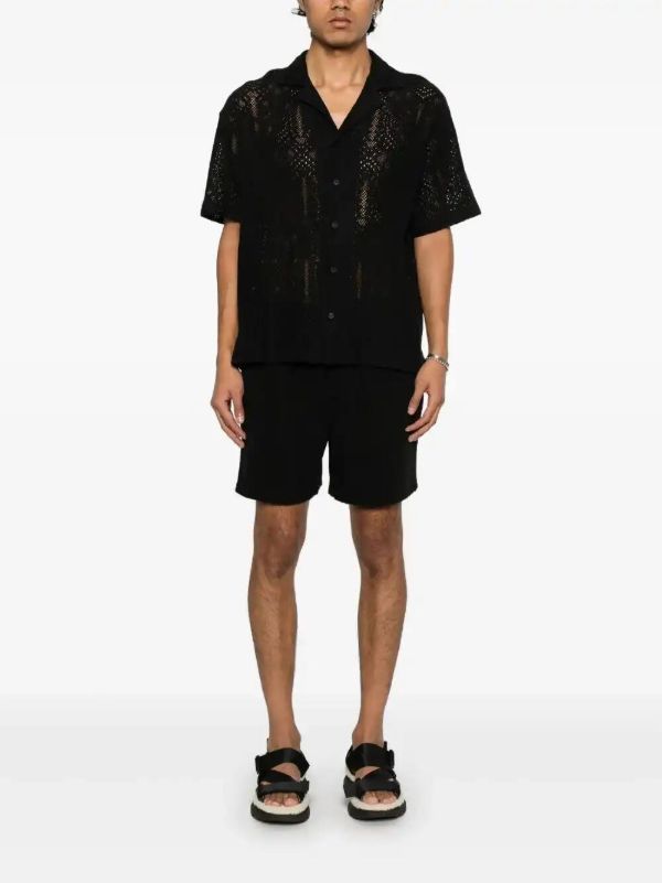 Browns Represent Knitted-detail Shorts | Browns Bermuda Shorts