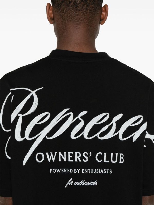 Browns Represent Owners Club Script T-shirt | Browns T-Shirts