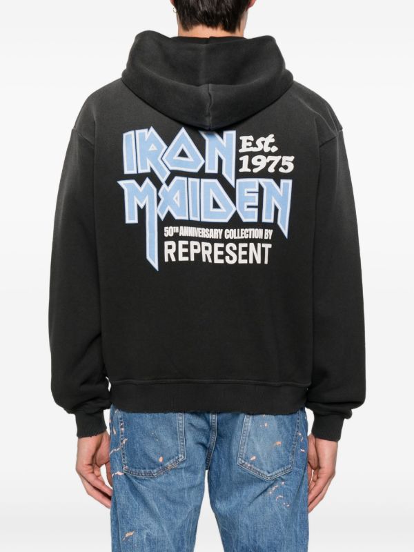 Browns Represent X Iron Maiden Anniversary Zip-up Hoodie | Browns Hoodies