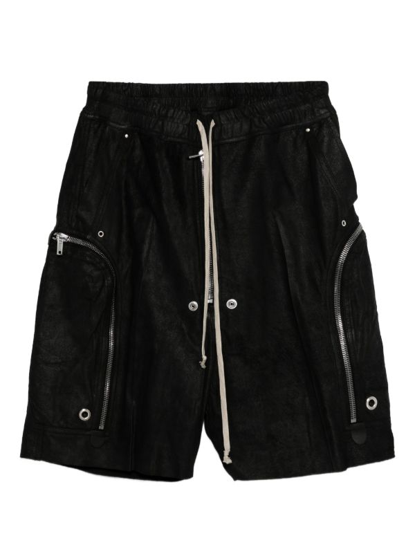 browns Rick Owens Bela leather shorts | Browns Cargo Shorts